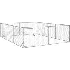 vidaXL Outdoor Dog Kennel with Door 3x4x1m