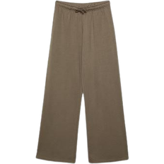 Stradivarius Wide Leg Jogger Trousers - Khaki