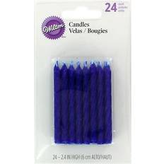 Blue Cake Candles Wilton Standard Birthday Candles 24 pkg Dark Blue