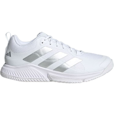 Adidas Caoutchouc Chaussures de volley-ball adidas Chaussure Court Team Bounce 2.0 - Cloud White/Silver Metallic/Grey One