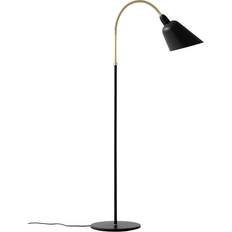 &Tradition Bellevue AJ7 Black/Brass Floor Lamp 130cm