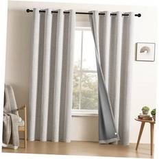 Curtains & Accessories CUCRAF Total Blackout Curtains 52"W x 84"L Pack of 2