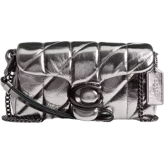 Coach Tabby Crossbody Wristlet With Quilting - Pewter/Anthracite