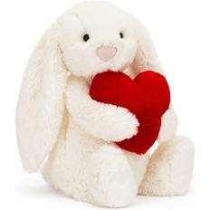 Jellycat Lapin Peluches Jellycat Bashful Red Love Heart Bunny Small