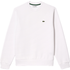 Lacoste Fleece Crew Neck Sweatshirt Men - White