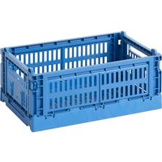 Azul Cajas y Cestas Hay Colour Crate S Electric Blue Storage Box