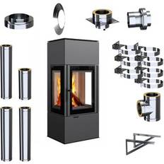 Kratki Thor View 8kW Externes Kaminofen