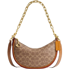 Coach Mira Shoulder Bag In Signature Canvas - Brass/Tan/Rust