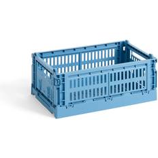 Azul Cajas y Cestas Hay Crate Sky Blue Storage Box