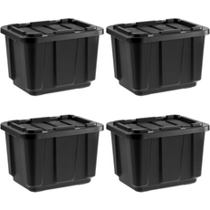 Rebrilliant 12 Gallon Heavy Duty Bins 4 Pack Storage Box