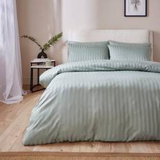 Dunelm Super Soft Duvet Cover Green (200x200cm)