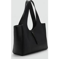 Mango Shopper Bag Mit Schnallendetail - Schwarz