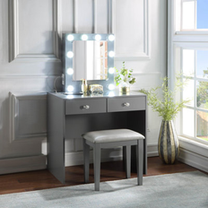 Dressing Tables Hokku Designs Bedroom Vanity Set Gray Dressing Table