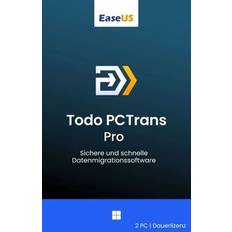 Betriebssystem EaseUS Todo PCTrans Professional Windows 2 PC Dauerlizenz