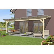 Terrassenmarkisen Skanholz Terrassenüberdachung Ancona 648 x 250 cm