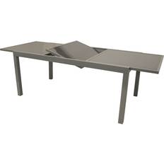 Degamo Ausziehtisch PISA 140 x 200 x 90 cm Aluminium Glas