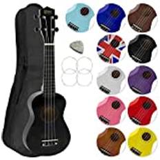 Mad About SU8 Soprano Ukulele Black