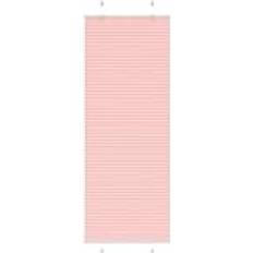 vidaXL Plisserad Persienn Rosa 70x200 cm Tyg 69,4 cm Polyester