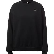 Black - Solid Colors Clothing Alo Accolade Crew Neck Pullover - Black