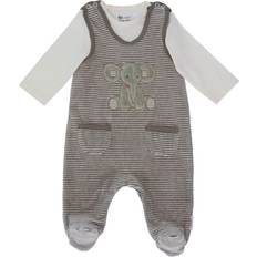 Tasche Schlafanzüge Sterntaler Baby Nicki Eddy Romper Set - Grey