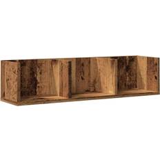 Mensole da Parete vidaXL Wall-Mounted CD Old Wood Wall Shelf 75cm