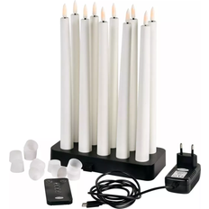 Duni led ljus Duni Tapered White LED-ljus 27.8cm 10st