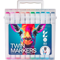 Hobbyartikler Nimo Twin Markers 80-pack