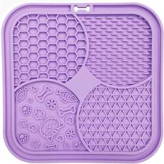 Lickmat for Cat Lily Purple 20x20 cm
