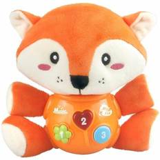 Owl Soft Toys BigBuy Musical Plush Toy 24 cm Fox