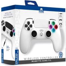 Trade Invaders Wireless Controller for PS4 LED White