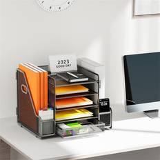 Inbox Zero Grid Desktop Storage Rack 20cm W x 10cm D