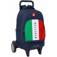 Benetton Tasker Benetton Refurbished Skolesæk Flag - Navy Blue