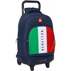 Benetton Tasker Benetton Flag Skole Taske - Navy Blue