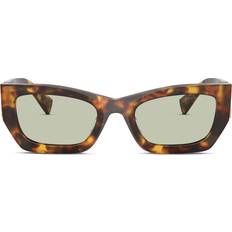 Miu Miu Solglasögon Miu Miu Kvinna Acetat Solglasögon - Havana