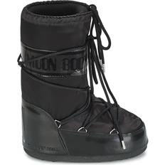 Men - Textile High Boots Moon Boot Icon Glance Satin - Black