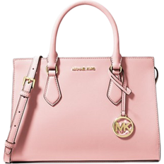 Michael Kors Sheila Medium Faux Saffiano Leather Satchel - Powder Blush