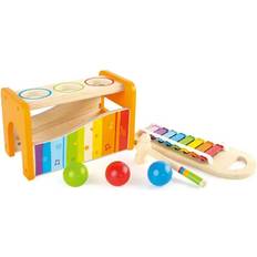 Hape Pound & Tap Bench with Slide Out Xylophone E0305