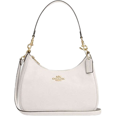 Coach Teri Hobo Bag - Pebbled Leather/Gold/Chalk