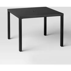 Wood Outdoor Dining Tables Threshold 4-Person Square Patio Dining Table