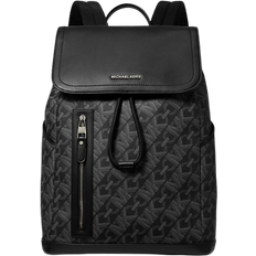 Kanvas Ryggsekker Michael Kors Hudson Empire Signature Logo Backpack - Black