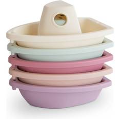Stackable Petal Bath Boats Toy Set of 5