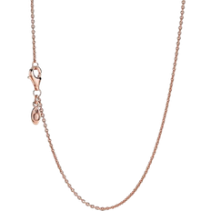 Metaal Kettingen Pandora Classic Cable Chain Necklace - Rose Gold