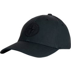 Adjustable Straps Accessories Stone Island Centre Logo Cap - Black