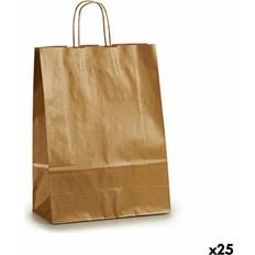 Gift Bags Pincello Premium Golden Paper Bags 32 x 12 x 50 cm Pack of 25