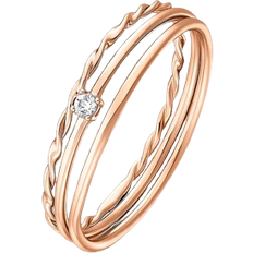 Ring - Rose Gold/Transparent