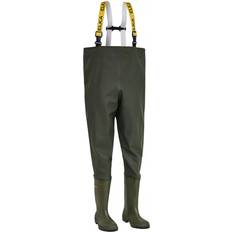 Elka Waders W/Safety 45 Olive 170200
