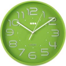 Muovi - Vihreä Kellot Versa Green x 30cm Wall Clock 30cm