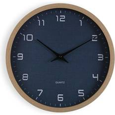 Versa Refurbished Blue Wood 4.2 x 30 x 30 cm Wall Clock 30cm