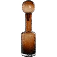 Crystal Vases Home ESPRIT Refurbished Modern Brown Crystal 12.5 x 12.5 x 43.5 cm Vase