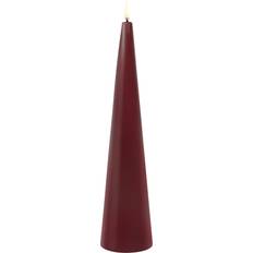 Uyuni LED-kronljus Vinröd H.30 cm LED-ljus